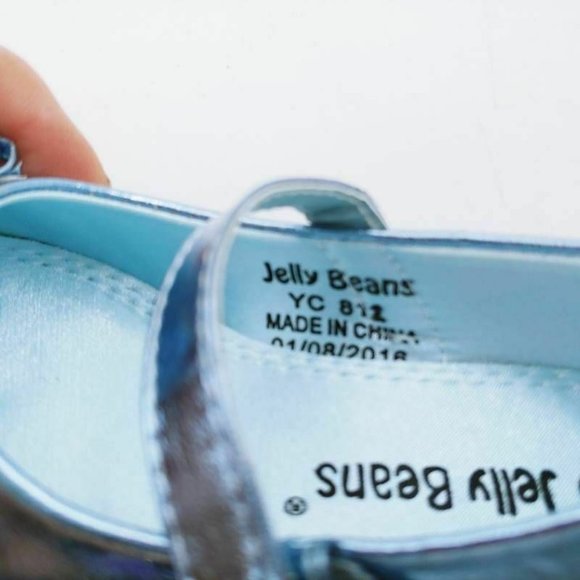 JELLY BEANS Baby Girls Cirona Flat Shoes 6 New - Picture 9 of 10